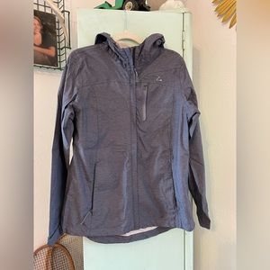 Gray Lightweight Rain Jacket